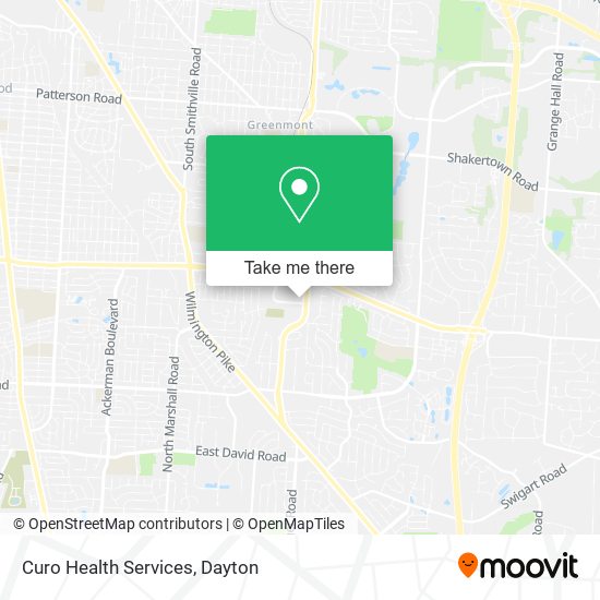 Curo Health Services map