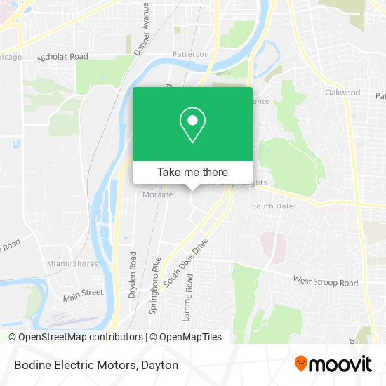 Bodine Electric Motors map