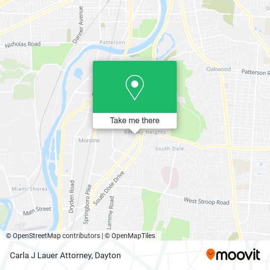 Carla J Lauer Attorney map