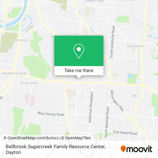 Bellbrook Sugarcreek Family Resource Center map