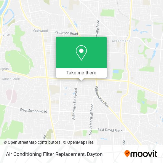 Air Conditioning Filter Replacement map