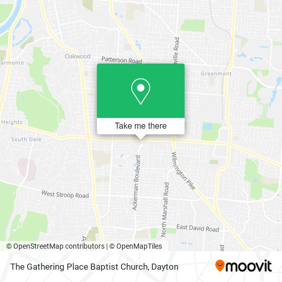 Mapa de The Gathering Place Baptist Church