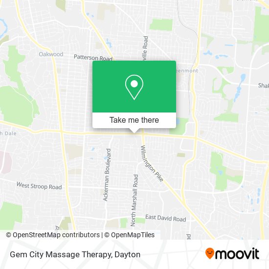 Gem City Massage Therapy map