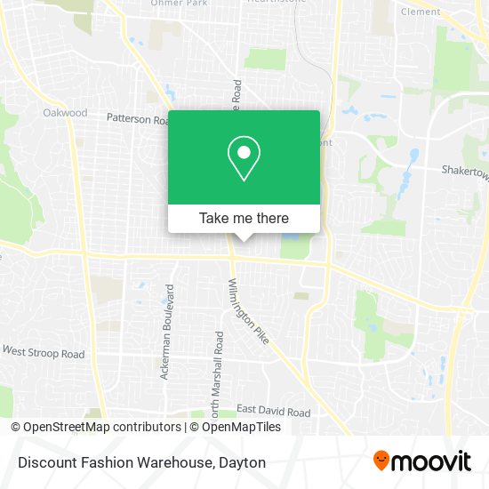 Discount Fashion Warehouse map