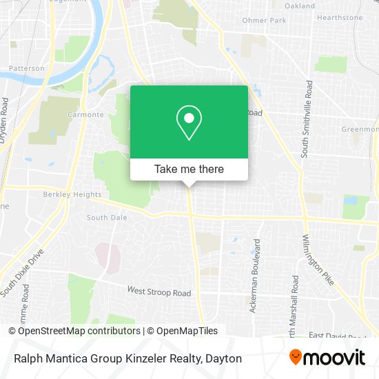 Ralph Mantica Group Kinzeler Realty map