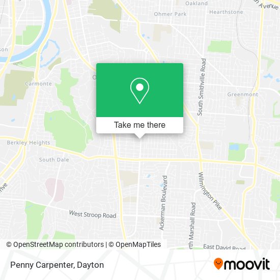 Mapa de Penny Carpenter