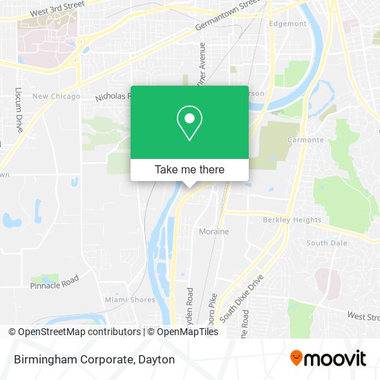 Mapa de Birmingham Corporate