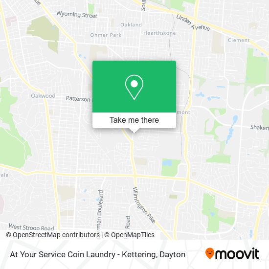 At Your Service Coin Laundry - Kettering map