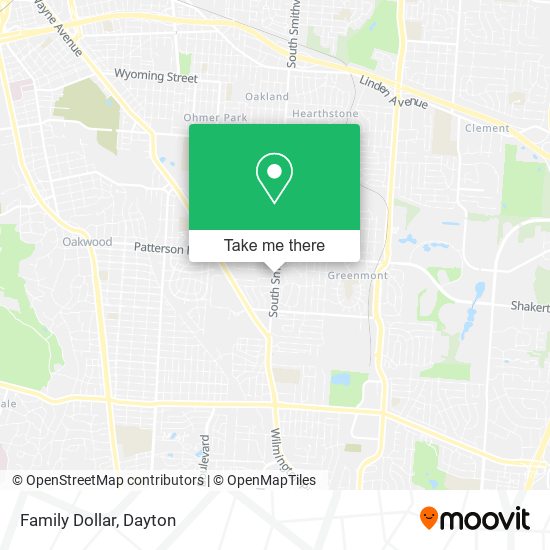Mapa de Family Dollar