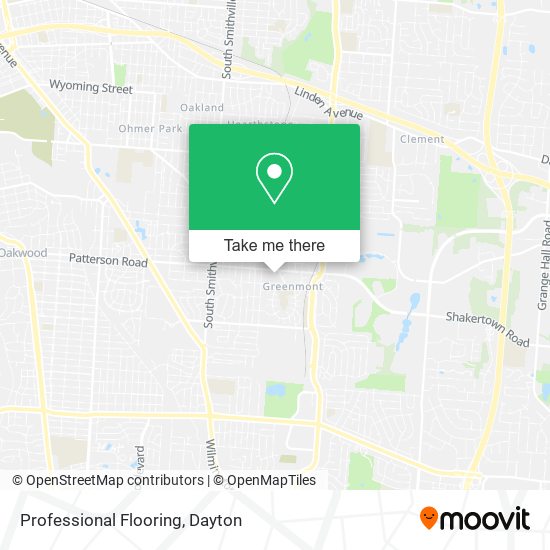 Professional Flooring map