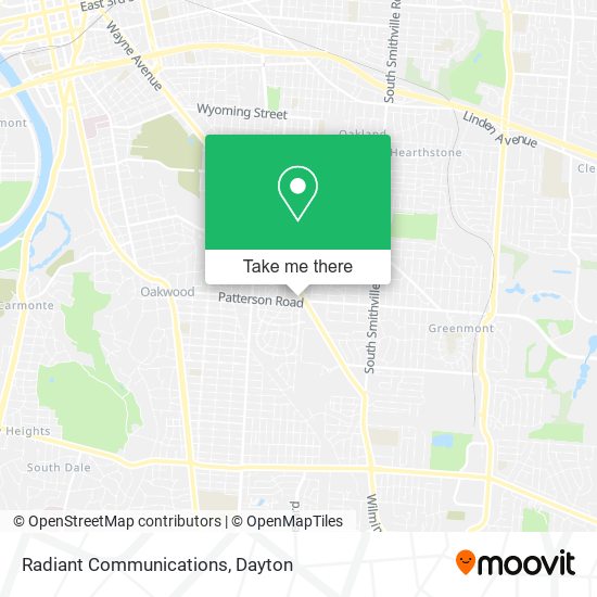 Radiant Communications map