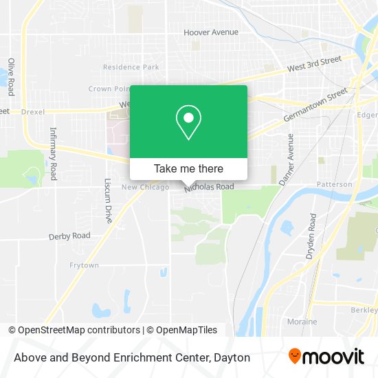Mapa de Above and Beyond Enrichment Center