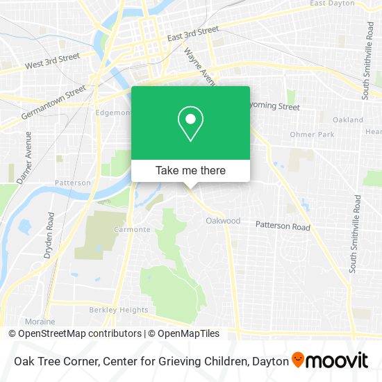 Oak Tree Corner, Center for Grieving Children map