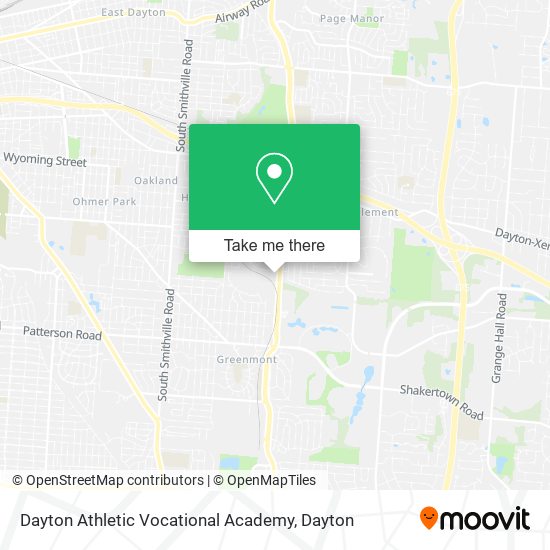 Mapa de Dayton Athletic Vocational Academy