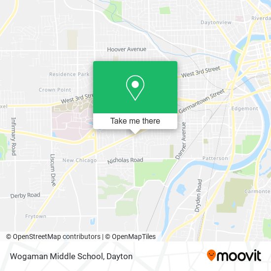 Mapa de Wogaman Middle School