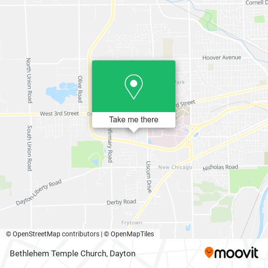 Bethlehem Temple Church map