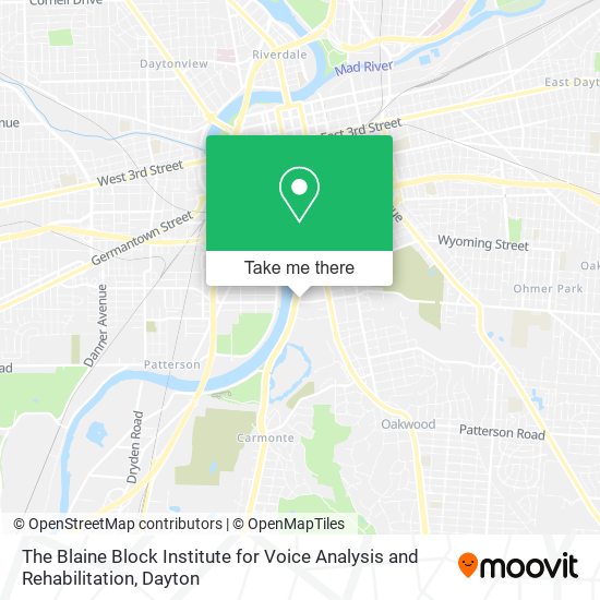 Mapa de The Blaine Block Institute for Voice Analysis and Rehabilitation