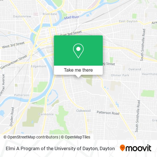 Elmi A Program of the University of Dayton map