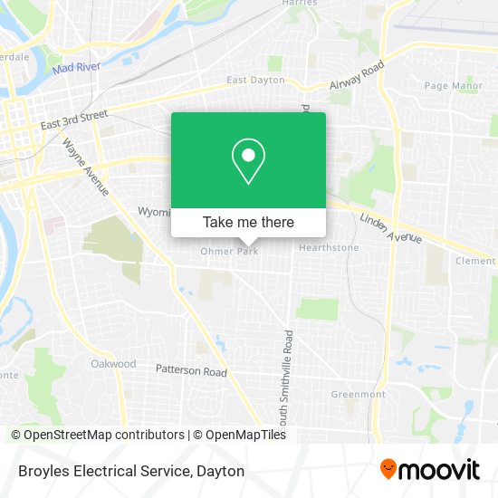 Mapa de Broyles Electrical Service