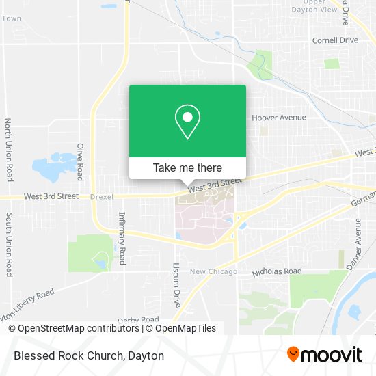 Mapa de Blessed Rock Church