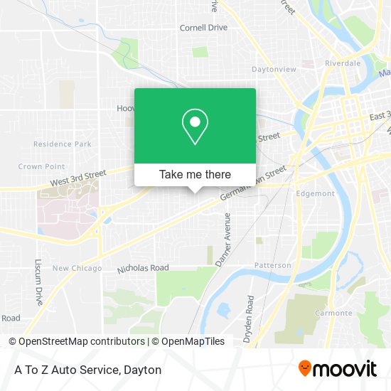 A To Z Auto Service map