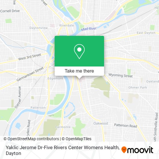 Mapa de Yaklic Jerome Dr-Five Rivers Center Womens Health