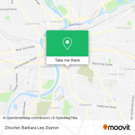 Zitscher, Barbara Lee map
