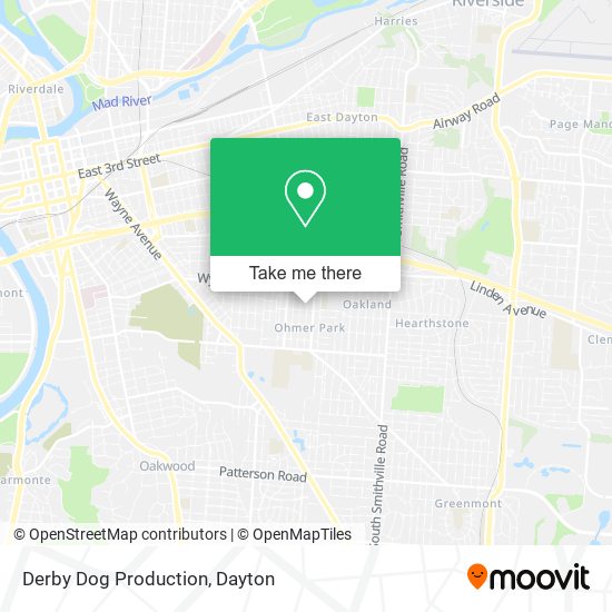 Derby Dog Production map