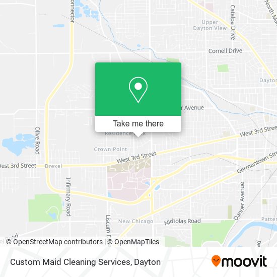 Mapa de Custom Maid Cleaning Services