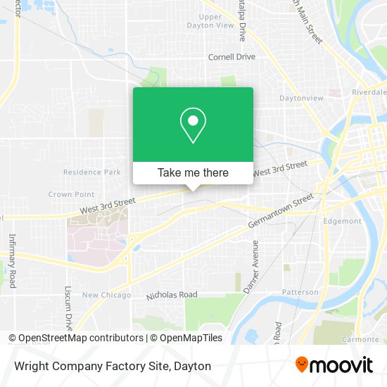 Mapa de Wright Company Factory Site