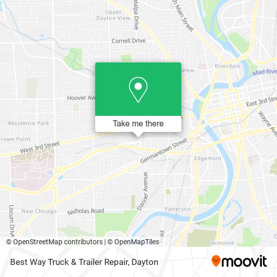 Best Way Truck & Trailer Repair map
