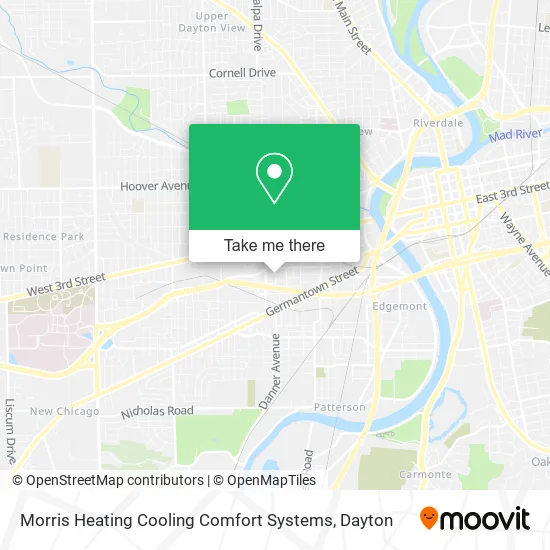 Mapa de Morris Heating Cooling Comfort Systems