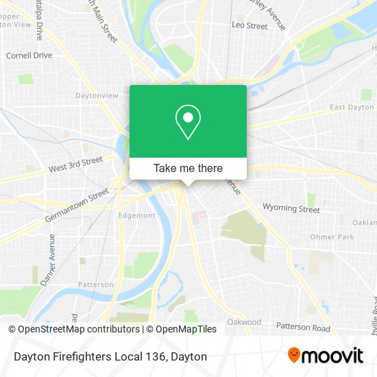 Dayton Firefighters Local 136 map