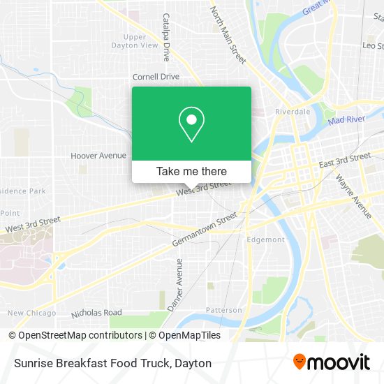 Mapa de Sunrise Breakfast Food Truck