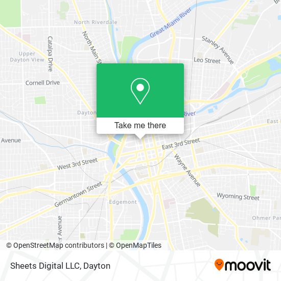 Mapa de Sheets Digital LLC