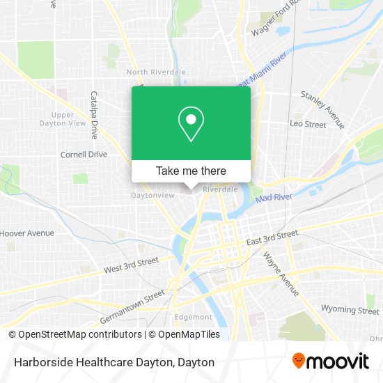 Harborside Healthcare Dayton map