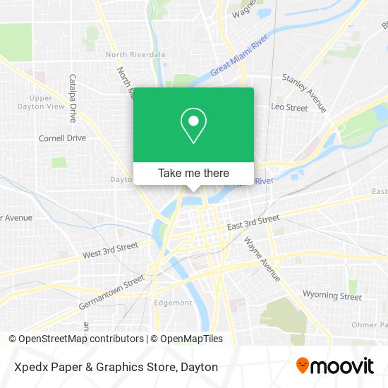 Mapa de Xpedx Paper & Graphics Store