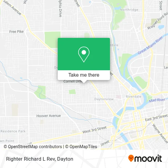 Righter Richard L Rev map