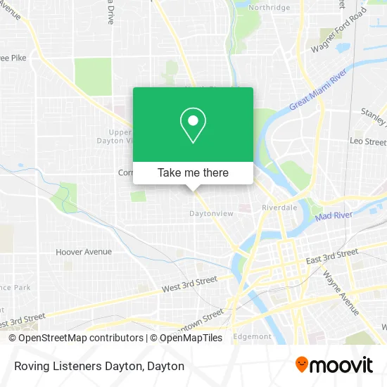 Roving Listeners Dayton map