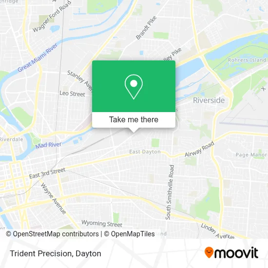 Trident Precision map
