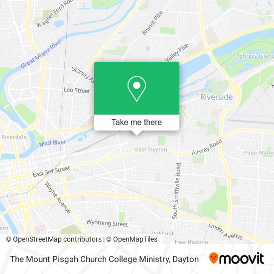 Mapa de The Mount Pisgah Church College Ministry