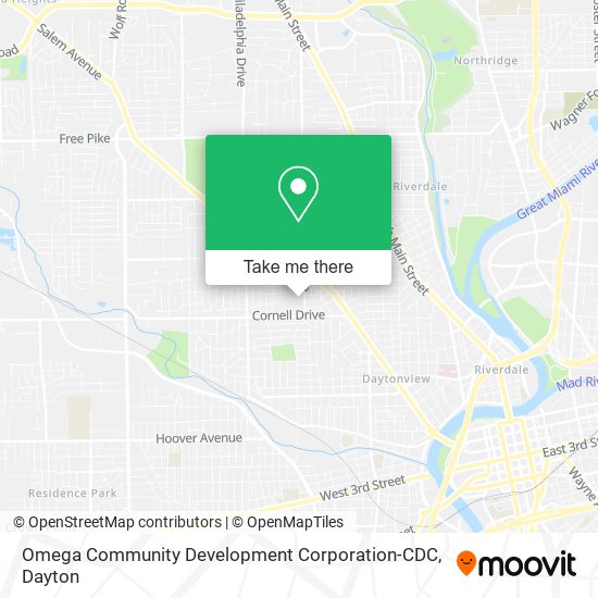 Omega Community Development Corporation-CDC map