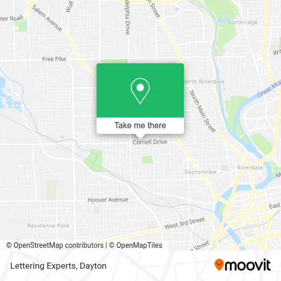 Lettering Experts map