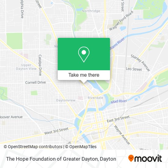 Mapa de The Hope Foundation of Greater Dayton