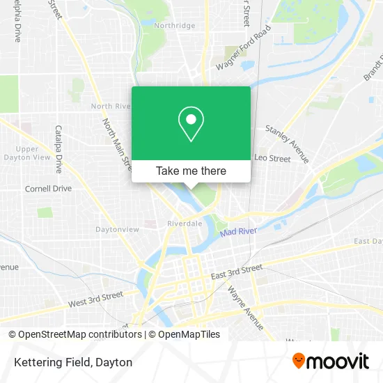 Mapa de Kettering Field