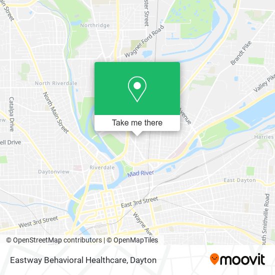 Eastway Behavioral Healthcare map
