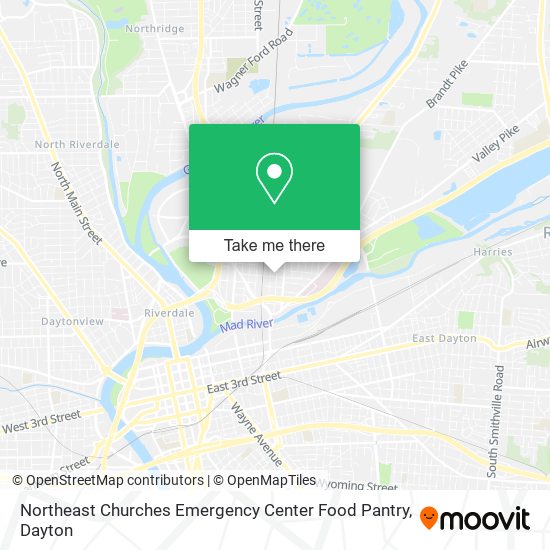 Northeast Churches Emergency Center Food Pantry map