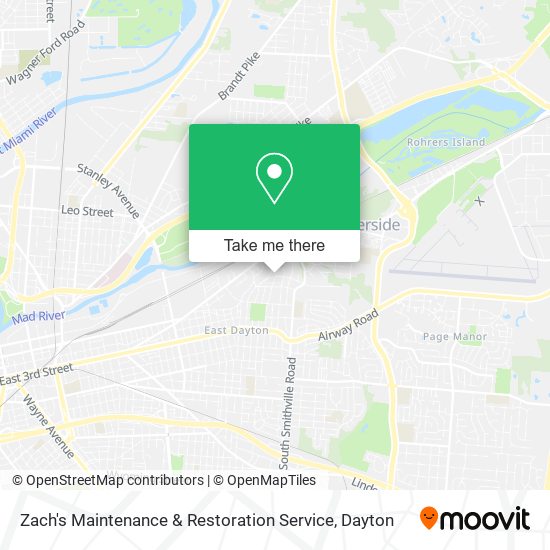 Mapa de Zach's Maintenance & Restoration Service
