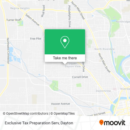 Exclusive Tax Preparation Serv map