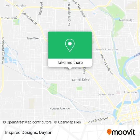 Inspired Designs map